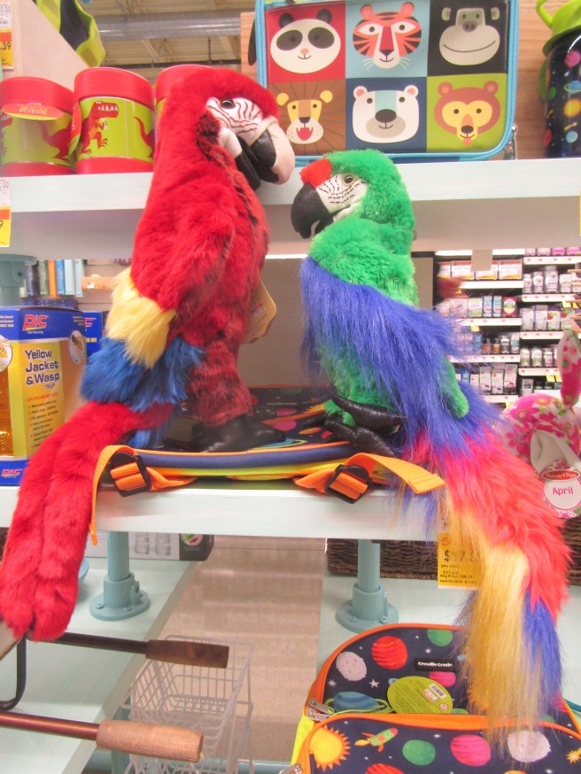 parrot puppets